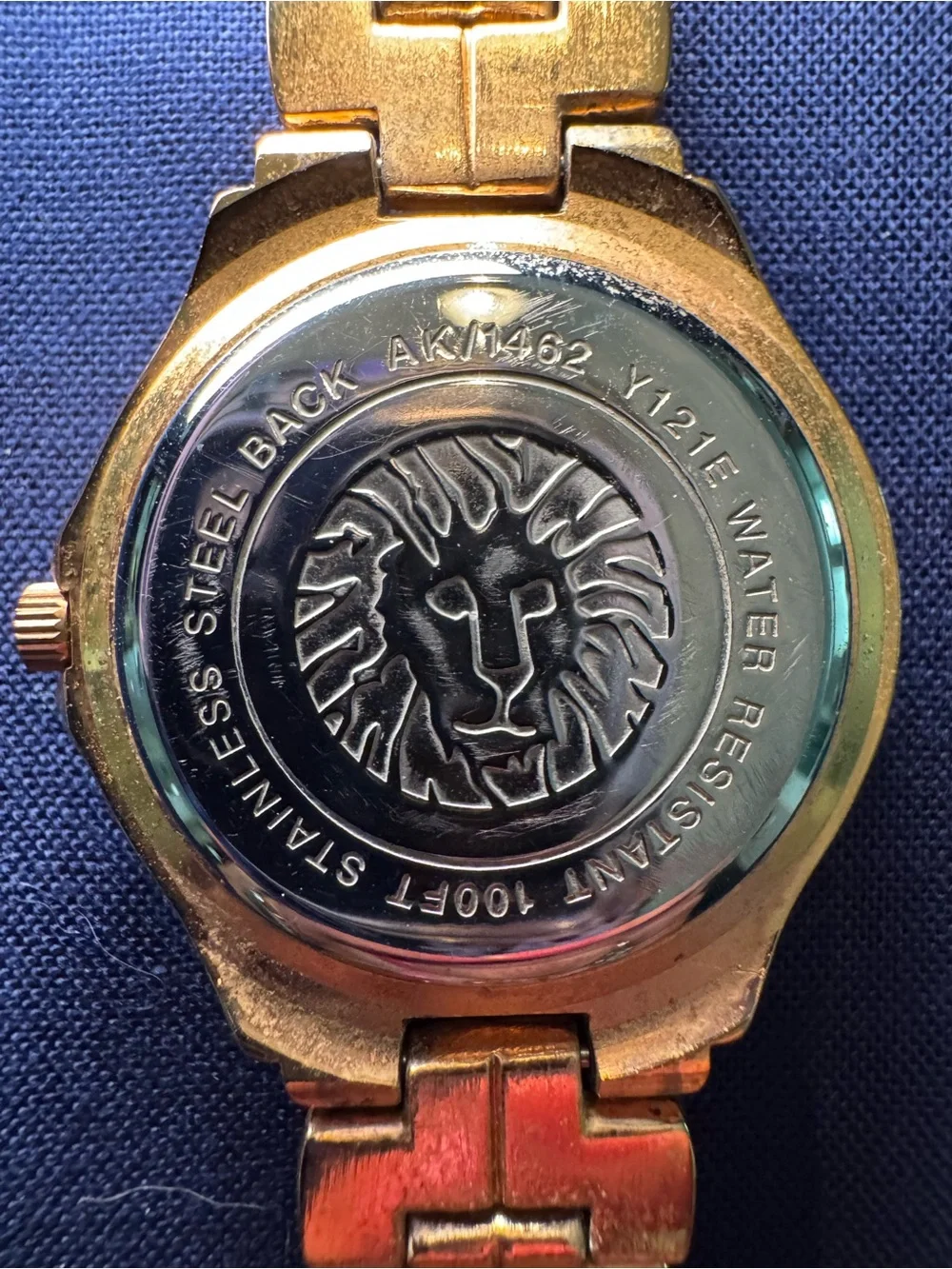 Anne Klein polished gold